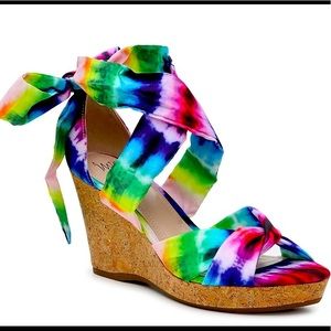 NWOT  Size 8  IMPO Olitha Wedge Sandals